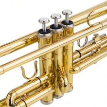 New Bb Trumpet Standard Trumpet Set For Student Beginner With Hard Case Golden