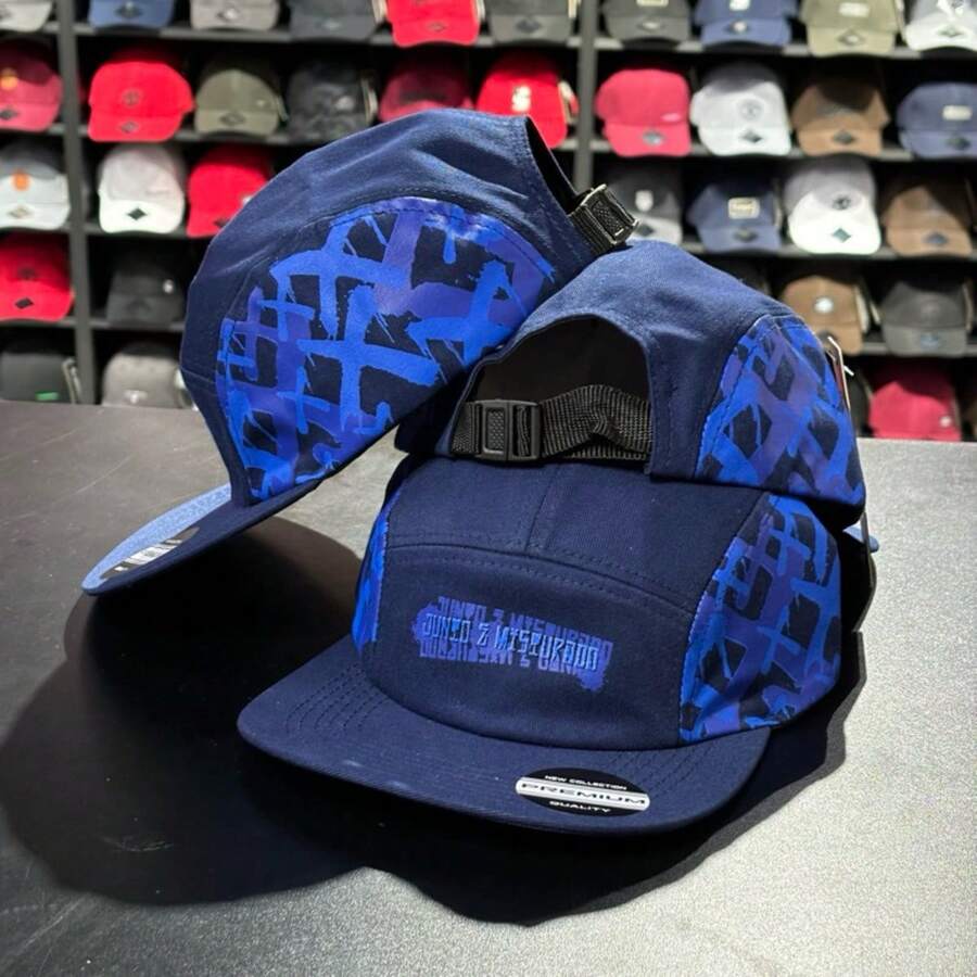 ORIGINAL 5 PANEL FIVE PANEL CAP TOGETHER AND MIXED - STRAPBACK ADJUSTMENT - Navy Blue - View 1