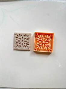 Precision Round, Square Geometric Soft Clay Molds, High Quality Cutters, Handmade Crafts, Hairclips, Jewelry, Pendants, Clay Sculpting Tools, DIY Creative Decorative Earrings, Brooches, Polymer Clay Making Molds