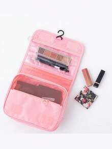 1pc Makeup Bag Set - Toiletry Organizer Bag, Cosmetic Bag, Handbag, Lightweight Travel & Home Use, Travel Essentials, Jewelry Organizer, Lip Gloss Organizer, Nail Polish Organizer, Makeup Organizer - Multicolor - View 3