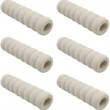 6 件/套门把手套 | 柔软、可重复使用的保险杠把手套，适用于家居和装饰 - 螺旋套，夏季防热，冬季防寒，多种颜色（米色、棕色、绿色、粉色、紫色）