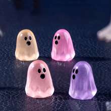 Creative Glow-In-The-Dark Mini Ghost Decorations DIY Kit, Miniature Micro Landscape Halloween Decor, Desktop Ornament, Festival/Birthday/Halloween Gift