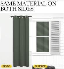 Patio Door Curtain Sound Blocking, Bedroom Privacy Room Divider Curtain Screen Partitions, Thermal Insulated Blackout Closet Sliding Door Curtain (1 Panel, 8.3ft Wide By 7ft Long, Gray) - 黑野鴨 - 查看 6