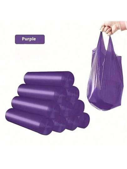 60pcs Multiple Colors Of Enlarged And Thickened Heavy-Duty Garbage Bags, Large Household Garbage Bags Made Of New Materials, Tearable Design, Kitchen And Household Garbage Bags (Colors May Vary Slightly From Batch To Batch)