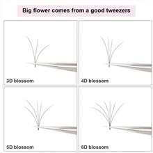 1pc Set For Eyelash Extension Professional Tweezers For Divide Volume Eyelash Pincet Stainless Fake Eyelashes Tweezers - Silver - View 5