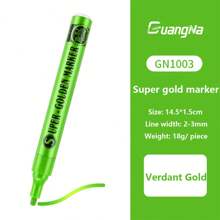 1 pièce de marqueurs de peinture acrylique vibrants - stylos pailletés métalliques pour l'artisanat créatif sur diverses surfaces - parfait pour les scrapbooks, la peinture sur roches, la céramique, le verre, le bois, les tissus, la canevas, les tasses et les artisanats de Noël pour la rentrée scolaire