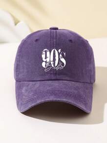1 buc șapcă de baseball cu imprimeu din anii 90 pentru femei, la modă și personalizată, mărime reglabilă, respirabilă pentru sporturi în aer liber, călătorii, camping, petreceri, cadouri