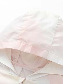 Balabala 儿童连帽防晒外套 女童宽松 2025年夏季新款 - 黃綠色調 - 查看 6