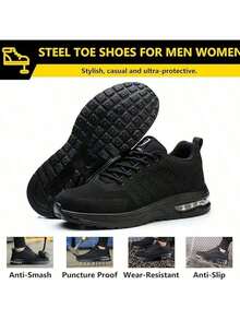 Women Work & Utility Shoes - 黑色 - 查看 1