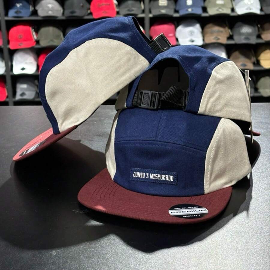 ORIGINAL 5 PANEL FIVE PANEL CAP TOGETHER AND MIXED - STRAPBACK ADJUSTMENT - Agua verde azul - Ver 1