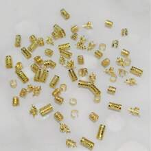 40pcs Bohemian Style Metal Open Hair Rings, Stylish French Hair Clips Accessories For Fashionable Girls,Hair Barrettes