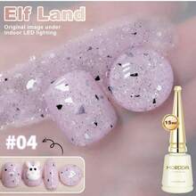 XEIJAYI 15ML 6 Colors Elf Land Nail Gel, With Cat Eye Effect, Semi-Permanent Magnet & Rhinestone Decor, Suitable For Personal & Salon Use Nail Art Manicure Diy Salon Women Gift - 彩色 - 查看 2