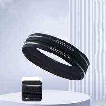 1pc Breathable, Anti-Slip Silicone, High-Elasticity Yoga Fitness Sweat-Absorbing Headband, Men's And Women's Running Headband