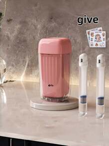 Travel Toiletry Set: 1 Rinsing Cup, 2 Collapsible Toothbrushes, 3 Cute Stickers - Portable Folding Toothbrush Travel Kit, Lightweight, Convenient, Durable For Daily Use, Outdoor Travel Back To School