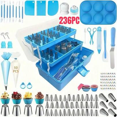 Large Piping Tips Set, Frosting Piping Kit 5 Different Stainless Steel Piping Tips For Cupcakes Cakes Cookies Decorating, 5 Pieces Pastry Cake Decorating Tips Baking Tools For Cookies Cupcake Decorating Kit Quality Material: Made Of Stainless Steel, It's Extra Strong, And Reliable, So You Get A Pastry Decorating Set That Will Not Only Serve You For Years Quite Easy To Use