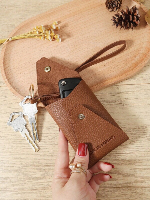 SOUTHLAND&KANGAROO Fashionable Solid Color Minimalist Portable Key Holder, Key Case,Clasp Key Bag,Business,For Anniversary,For Christmas,On Valentine's Day,For Birthday Gift,For Gift,For Lover For Women,For Girls,For Lady,For Female,Bag School Supplies For School Dorm Room & Back To School