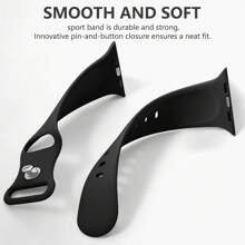 Sport Bands Compatible With Apple Watch Band 38mm 40mm 41mm 42mm 44mm 45mm 49mm 46mm,Silicone Strap Compatible With Watch Series 10 9 Ultra 8 7 6 5 4 3 2 1 SE Women Men