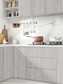 1卷彩色木纹自粘壁纸，可移除，适用于墙壁、橱柜、桌子、椅子、房间，也适用于橱柜和抽屉。