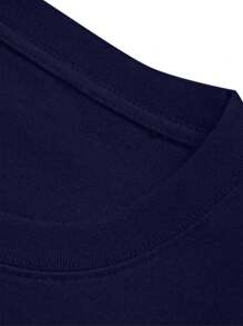 Made In Japan, Spring/Summer Cotton, Round Neck, Loose Fit, Versatile, Simple, English Print Short-Sleeve T-Shirt