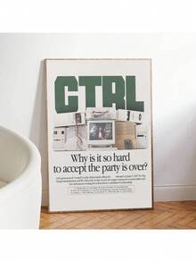 1pc Unframed CTRL Wall Art Bundle Poster Music Album Illustration Printable Digital Artwork Retro Girly Dorm Room Decor - Multicolor - View 13