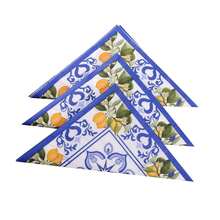 蕾丝柠檬印花一次性纸巾，适用于生日派对、西餐厅、酒店、商业一次性使用