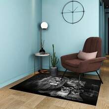 A Large Area Rug/Outdoor Rug, New 2025 Edition, Featuring Personalized Motorcycle Patterns With An Industrial Style. This Luxurious Area Rug Complements Various Home Decors, Is Premium Machine-Washable, And Made With High-Density Material And Non-Slip Bottom Particles For Fade Resistance. Modern And Versatile, It Suits Bedrooms, Living Rooms - Multicolor - View 5