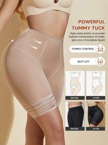 Women's Tummy Control Slimming Waist Shaping Shorts