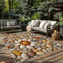 Large Luxury Carpet/Outdoor Carpet, Featuring A New Portable Design Crafted From High-Tech Crystal Velvet Material With High-Density Knitted Surface That Resists Fading, Abrasion, And Is Easy To Clean. The Bottom Adopts Dotted Large Particles To Enhance Friction And Prevent Slipping.