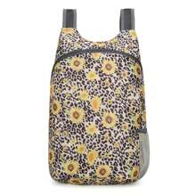 Lightweight And Foldable Flower Backpack - Ultra Thin, Multi Functional, Suitable For Hiking, Travel, Work, Shopping | Polyester Fiber, Adjustable Shoulder Strap - Suitable For Men - Perfect For Daily Use - Perfect Gift For Students And Travelers, Boarding Backpack, Simple And Lightweight Backpack, Full Print Backpack, Cycling Backpack, Travel Backpack, Backpack For Travel Foldable Backpack Beach Bag Men Camping Equipment