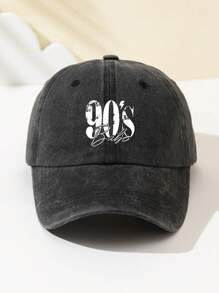 1 buc șapcă de baseball cu imprimeu din anii 90 pentru femei, la modă și personalizată, mărime reglabilă, respirabilă pentru sporturi în aer liber, călătorii, camping, petreceri, cadouri