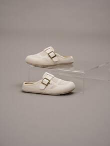 2025 Summer New Popular Hollow-Out Breathable Mesh Slip-On Flat Slide Sandals - Comfortable, Lightweight, Backless, Retro Style, Soft Sole, Fashionable Slider, Suitable For Pregnant Women And Daily Wear
