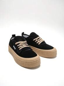 DareSee 2025 Autumn New Canvas Shoes For Women, Platform Thick Sole Lightweight Casual Sneakers, Soft Bottom Sports Shoes Music Fest Y2KFest Back To School Autumn Christmas Christmas Winter Christmas Gifts