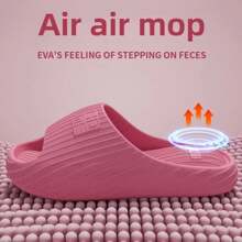 2025 New Outdoor Air Cushion Eva Slippers Women Thick Bottom Home Bathroom Anti-Slip And Deodorant Slippers For Men Back To School