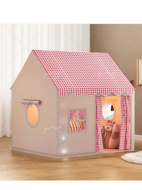 1pc Play Tent Indoor/Outdoor Toy Playhouse, Princess Style Foldable Small House Secret Base Birthday Gift