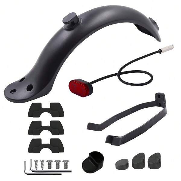 ABS-Set kompatibel mit Xiaomi M365/1S/PRO Elektroroller Halterung, Schutzhaube mit Schutzabdeckung und Schrauben, robustes Zubehör-Zubehör-set