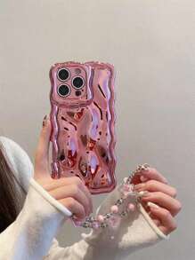 Electroplated Meteorite Textured Silver Phone Case Compatible With IPhone 16/16 Pro/16 Pro Max/16 Plus/16e, Elegant Design