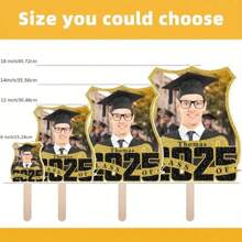 Graduation Season Custom Big Head Cutout On A Stick, Personalized Fat Heads, Face Cardboard Cutouts, Fun Party Decor, Grad Time, Graduation Gig, Birthday, Upload Your Photo