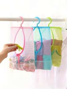 Hangable Storage Mesh Bag, Multi-Purpose Clothespins Organizer Storage Bag, Kitchen Bathroom Multi-Purpose Hanging Storage Bag, Drying And Storage Supplies, Kitchen Accessories, Bathroom Accessories, Home Organization And Storage Supplies