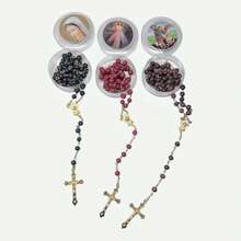 KIT 3 Scented Rosary With Scents Of Our Lady Of Aparecida Roses, EXCELLENT QUALITY - 1 KIT/3 Pecas - 查看 1