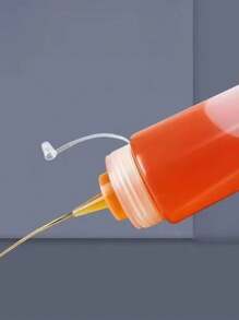 5pcs/3pcs/2pcs/1pc Squeeze Bottle, Home Use Condiment Bottle, Sauce Bottle, Juice Bottle, Squeeze Bottle, Kitchen Oil Bottle, Refill Bottle, Water Bottle