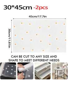 1 rollo de tapete con estampado de margaritas para estantes de cocina, forro no adhesivo para cajones, forro antideslizante para refrigerador, almohadilla de EVA impermeable para nevera, estera para armarios, manteles fáciles de colocar