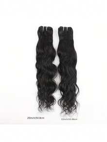 Cabello ondulado 1/3/4 paquetes de cabello virgen de la India, extensiones de cabello humano de onda natural, cabello suave y fiel a la longitud, cabello húmedo y ondulado para mujeres, cabello virgen sin procesar, color natural