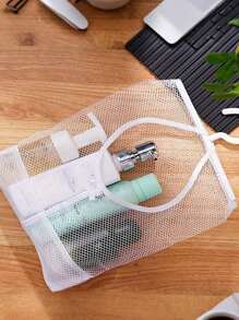 Hangable Storage Mesh Bag, Multi-Purpose Clothespins Organizer Storage Bag, Kitchen Bathroom Multi-Purpose Hanging Storage Bag, Drying And Storage Supplies, Kitchen Accessories, Bathroom Accessories, Home Organization And Storage Supplies