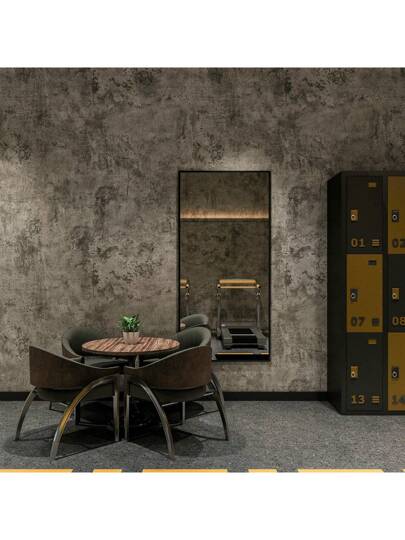 Roll Of Retro Cement Grijs Self Adhesive Wallpaper Bruin Thickened 3D Stereo Industrial PVC Removable Tearable Peel Stick Contact Paper Room Home Wand Bathroom Wallpapers Kitchen