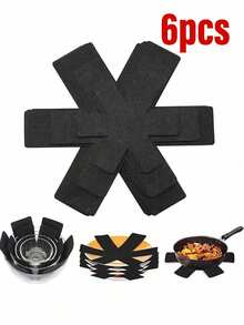 3 piezas Almohadillas aislantes del calor, Protectores de base de ollas de tela no tejida, Juego de posavasos antideslizantes de fieltro, Utensilios y equipos de cocina resistentes al calor y antideslizantes, Artículos imprescindibles para el hogar y la cocina