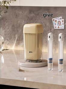 Travel Toiletry Set: 1 Rinsing Cup, 2 Collapsible Toothbrushes, 3 Cute Stickers - Portable Folding Toothbrush Travel Kit, Lightweight, Convenient, Durable For Daily Use, Outdoor Travel Back To School