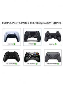 8 buah Tutup Joystick Silikon, Pegangan Jempol Anti-Selip Bentuk Jamur untuk PlayStation 5/4, PS3, 360, One, Series X/S, Pro Controller - MultiWarna - View 8