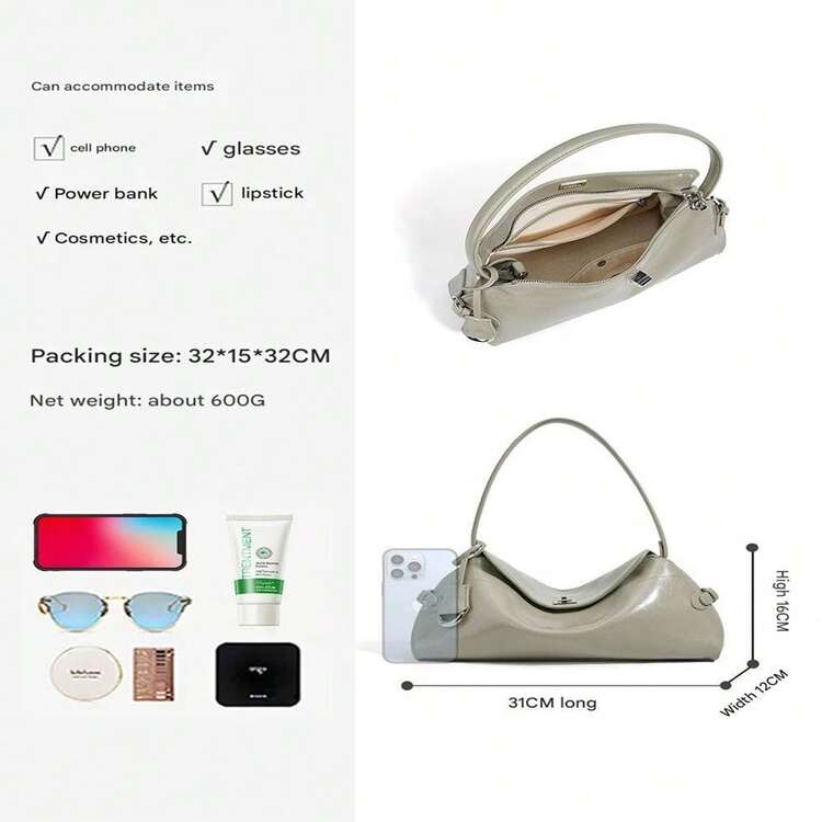 Women Top Handle Bags - 白色 - 查看 3