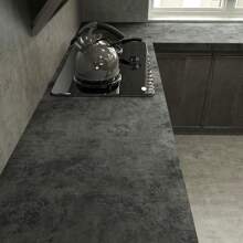 1 Roll Of Retro Cement Dark Gray Self-Adhesive Wallpaper Thickened 3D Stereo Industrial Style PVC Durable Removable And Tearable Peel And Stick Contact Paper Room Decor Home Decor Wall Decor Bathroom Bathroom Decor Wall Paper Wallpapers Kitchen