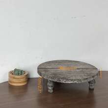 1 pezzo Supporto decorativo in legno, Piedistallo moderno in stile fattoria, Organizer per ripiano del bagno, Portasaponetta in stile fattoria per decorazione cucina, Supporto in legno per decorazione casa e cucina, Vassoio rustico per ripiano del bagno e organizer per top